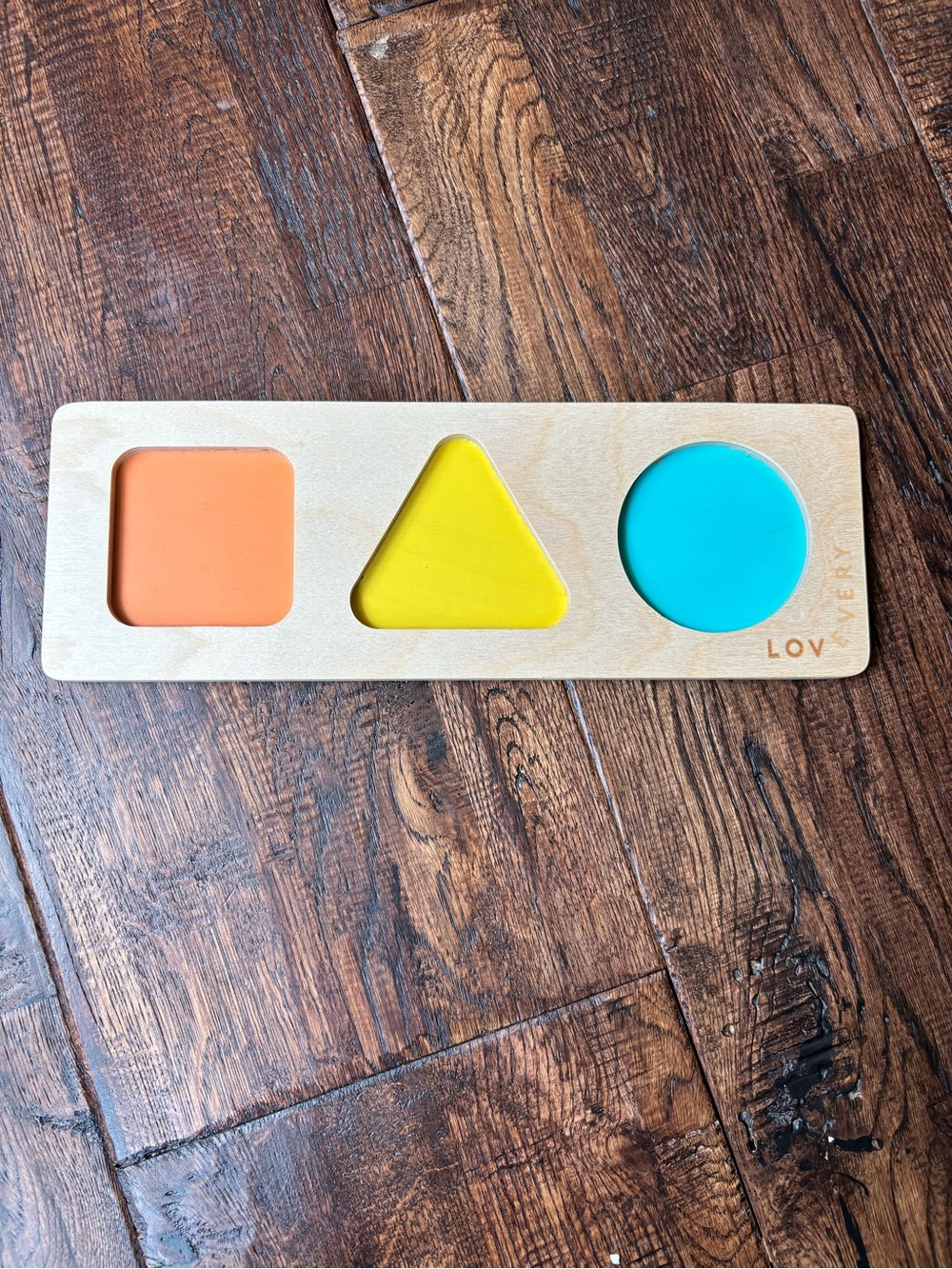 Lovevery geo shapes puzzle from the realist play kit - Picture 6 of 12